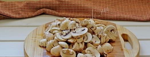 куриная печень с шампиньонами. Шаг 6