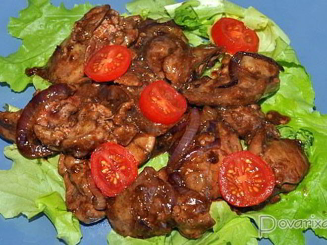 Рецепт куриной печени терияки