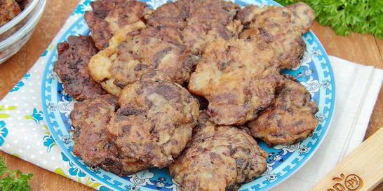 Куриная печень в сметанно-чесночном кляре