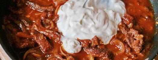 печень говяжья в сметане. Шаг 7