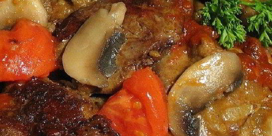 Печень куриная по-французски