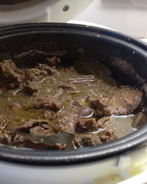 Печень куриная с грибами в мультиварке