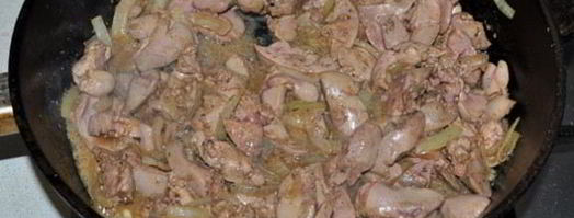 печень куриная в сметане. Шаг 5