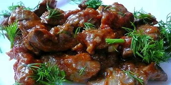 Печень по-восточному