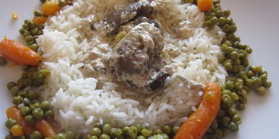 Печень под соусом