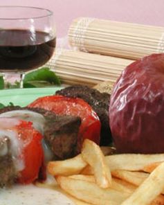 Печень с сырным соусом