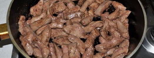 печень с восточным соусом. Шаг 5