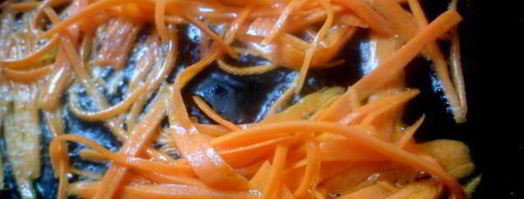 печень со стрелками чеснока. Шаг 7