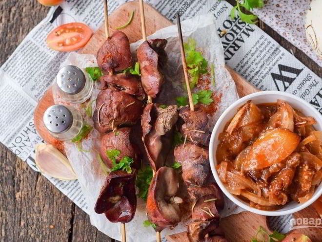 Рецепт печени цыплят бройлеров