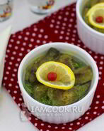 Печень в лимонном желе