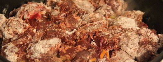 печень в сметанной заливке. Шаг 3