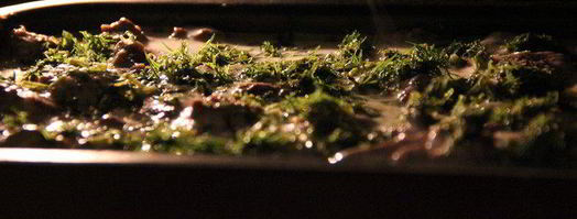 печень в сметанной заливке. Шаг 6