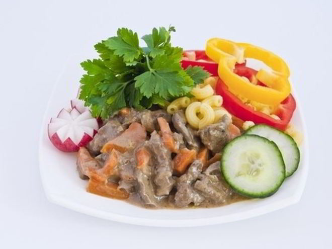 Рецепт печени в сырном соусе