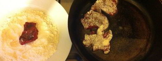 печень ягненка в сметане. Шаг 5