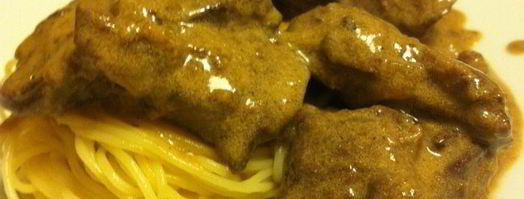 печень ягненка в сметане. Шаг 10