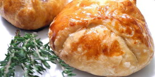 Печенка в кафтане из слоеного теста