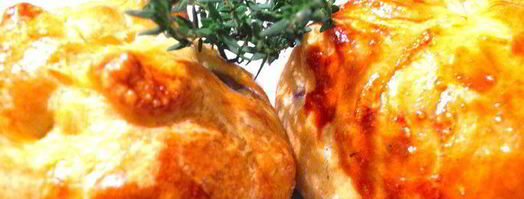 печенка в кафтане из слоеного теста. Шаг 7