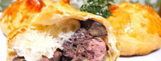 печенка в кафтане из слоеного теста. Шаг 8