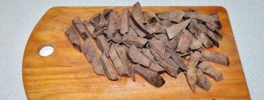 свиная печень в соусе. Шаг 5