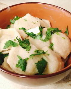 Диетические пельмени из теста без муки