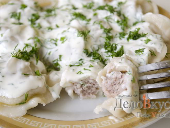 Рецепт домашних пельменей с мясом