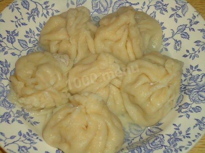 Рецепт хинкали из теста с мясом