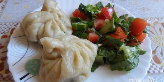 Хинкали на пару