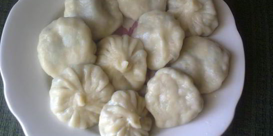 Хинкали постные с грибами