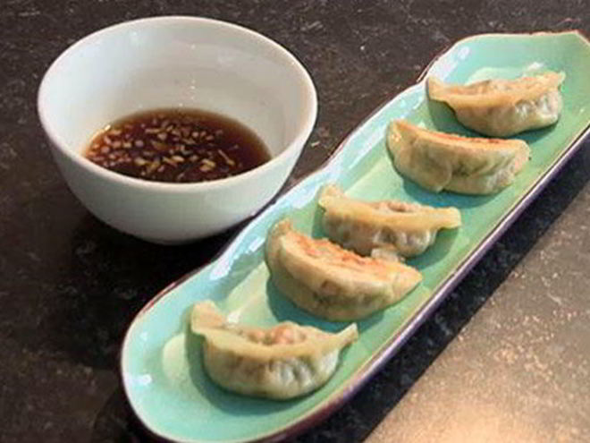 Рецепт китайских пельменей с креветками и овощами