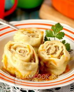 Ленивые пельмени на сковороде