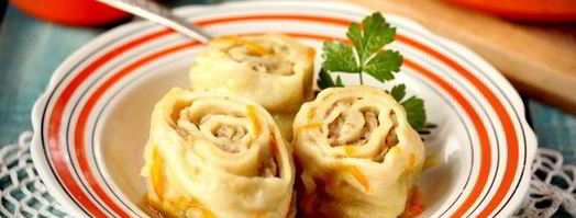 ленивые пельмени на сковороде. Шаг 12