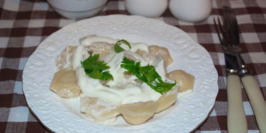 Пельмени из индейки