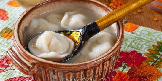 Пельмени с чечевицей