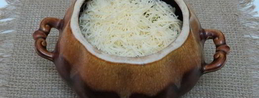 пельмени с грибами в горшочках в духовке. Шаг 18