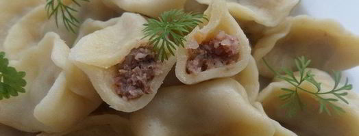 пельмени с гусем, гречкой и овощами. Шаг 20