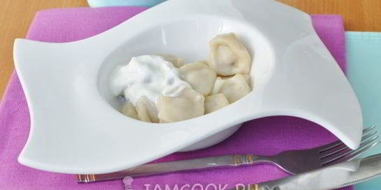 Пельмени с куриной грудкой и свиным фаршем