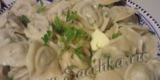 Пельмени с квашеной капустой