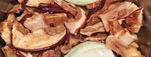 пельмени с рыбой и белыми грибами. Шаг 7