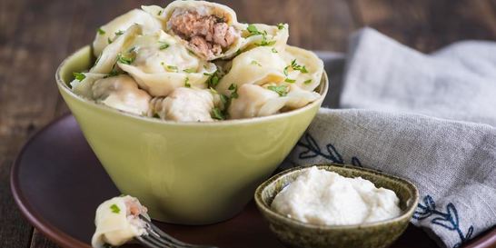 Пельмени с рыбой