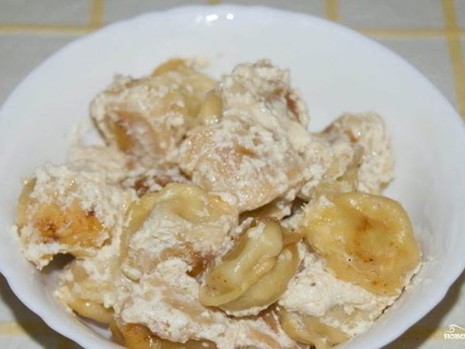 Рецепт пельменей с сулугуни