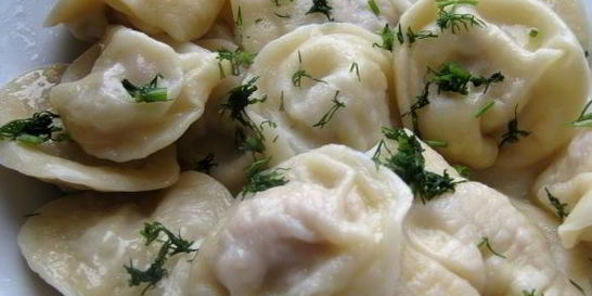 Пельмени с уксусом