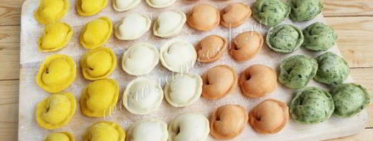 пельмени цветные. Шаг 12