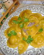 Тыквенные пельмешки