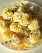 Запеченные пельмени