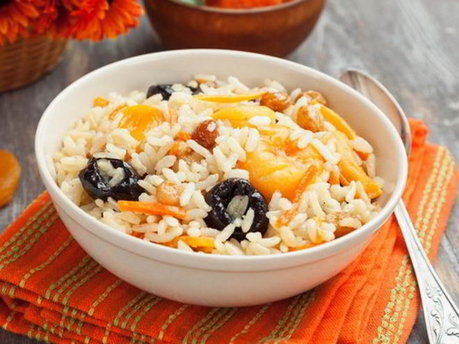 Рецепт бухарского плова с морковью и сухофруктами
