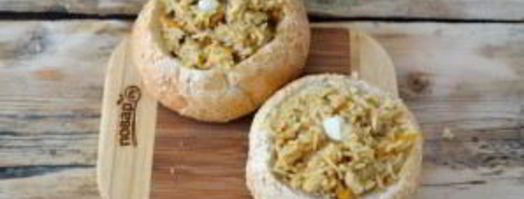 булочки, фаршированные пловом. Шаг 11