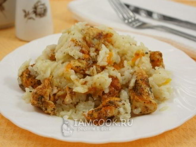 Рецепт куриного плова в мультиварке