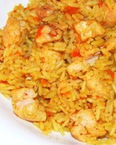 Куриный узбекский плов с зирой и кориандром