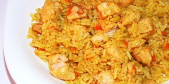 Куриный узбекский плов с зирой и кориандром