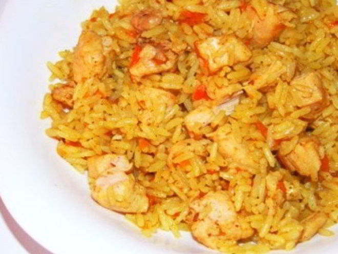 Рецепт куриного узбекского плова с зирой и кориандром